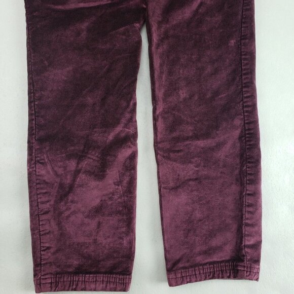 We The Free Velvet Pants Womens 28 Regular Burgundy Red Sweet Jane Skinny Jeans - Picture 6 of 11